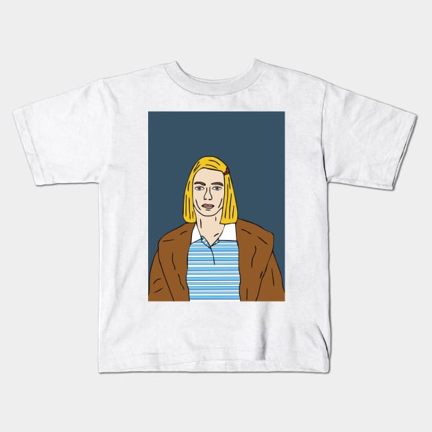 Margot Tenenbaum Kids T-Shirt by grekhov